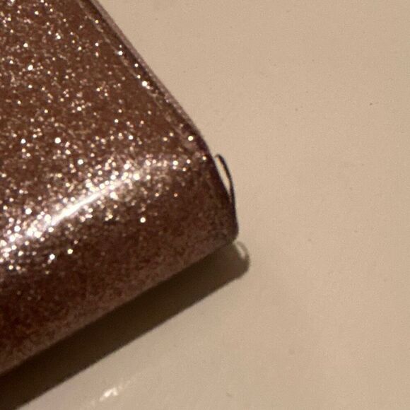Kate Spade Zip Around Long Wallet Pink All Over Glitter Girlie Sparkle Evening - Picture 14 of 14
